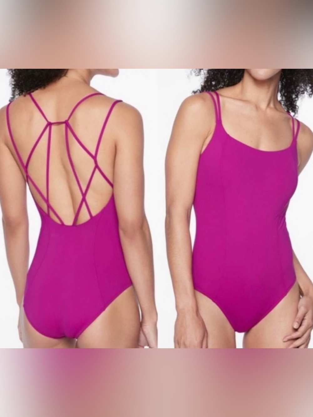 Athleta Cortes strappy one-piece swimsuit